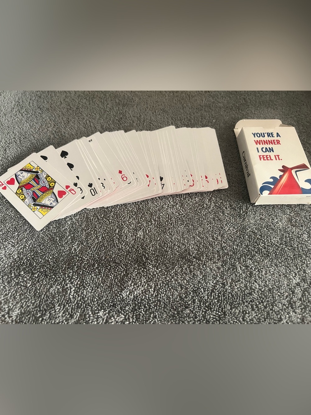 Carnival Cruise Lines Poker Cards